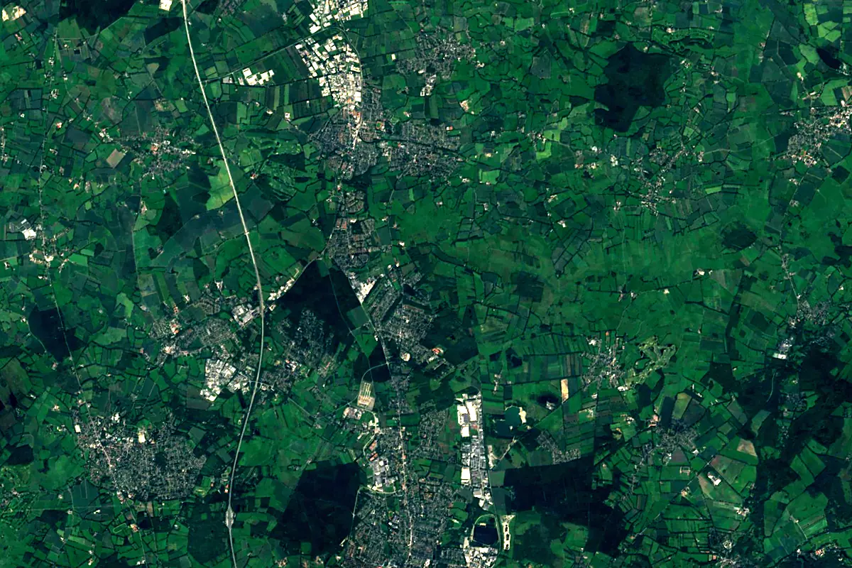 Alster: satellite view of the source