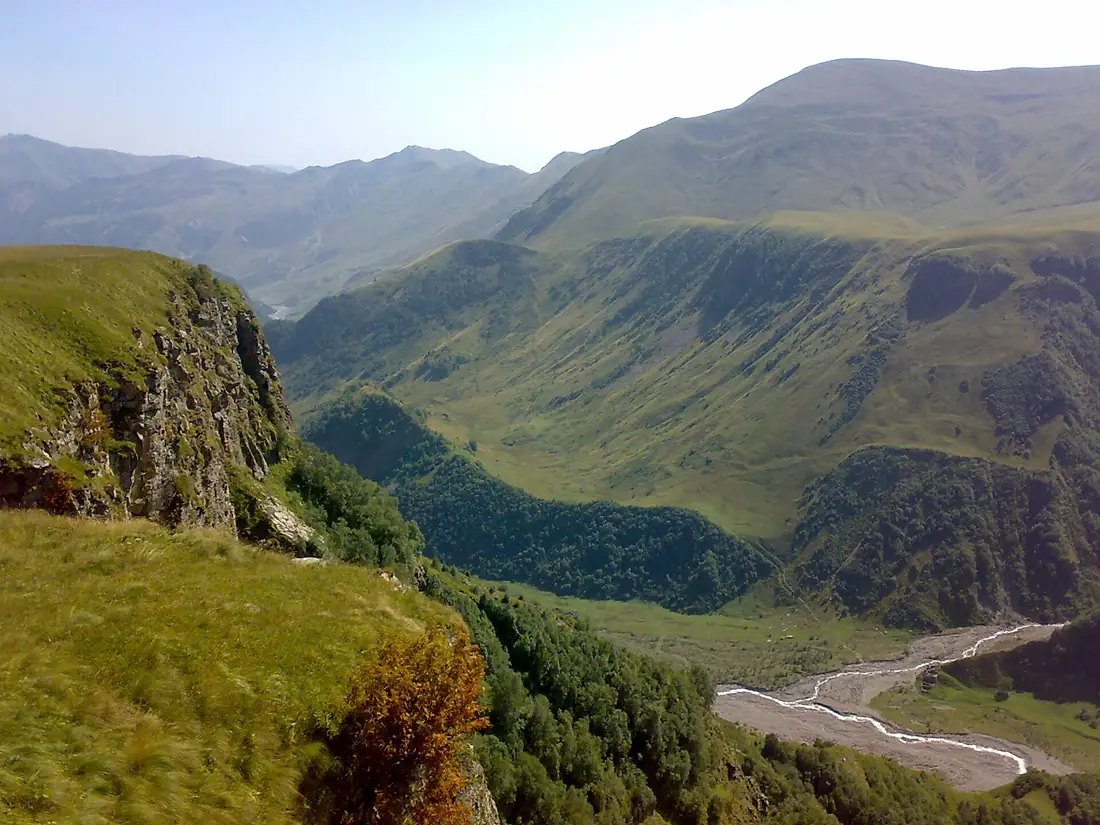 Aragvi Canyon, Gudauri, Georgia