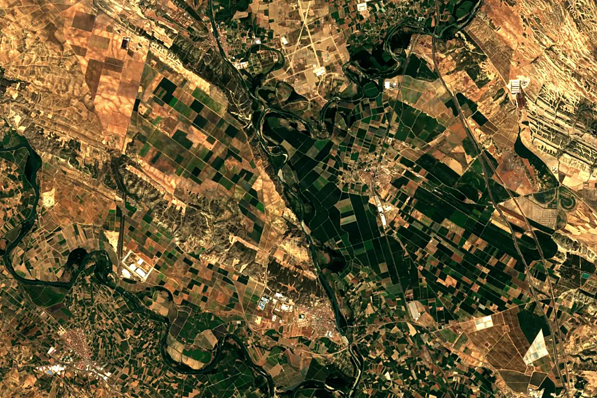 Arga: satellite view of the mouth