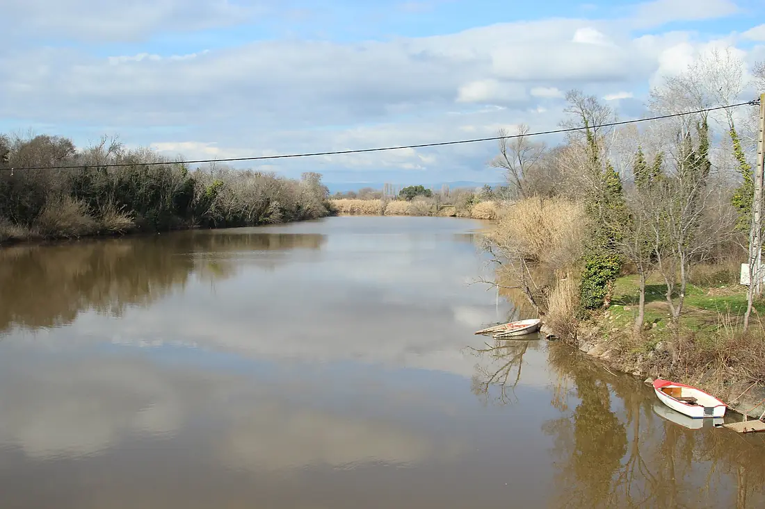La rivière L'Argens à Fréjus le 29 janvier 2017 - 02