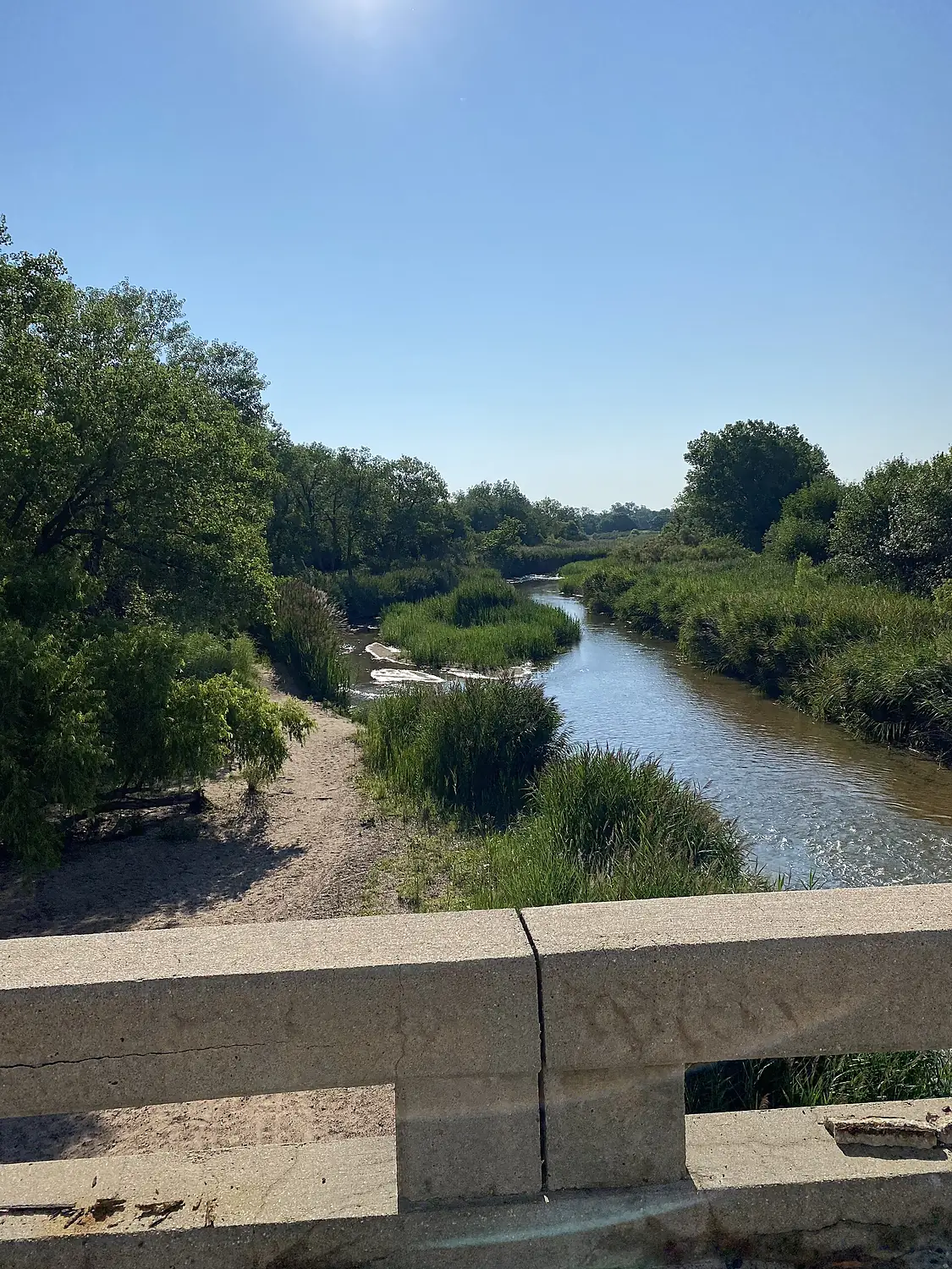 Arkansas River near Sterling KS