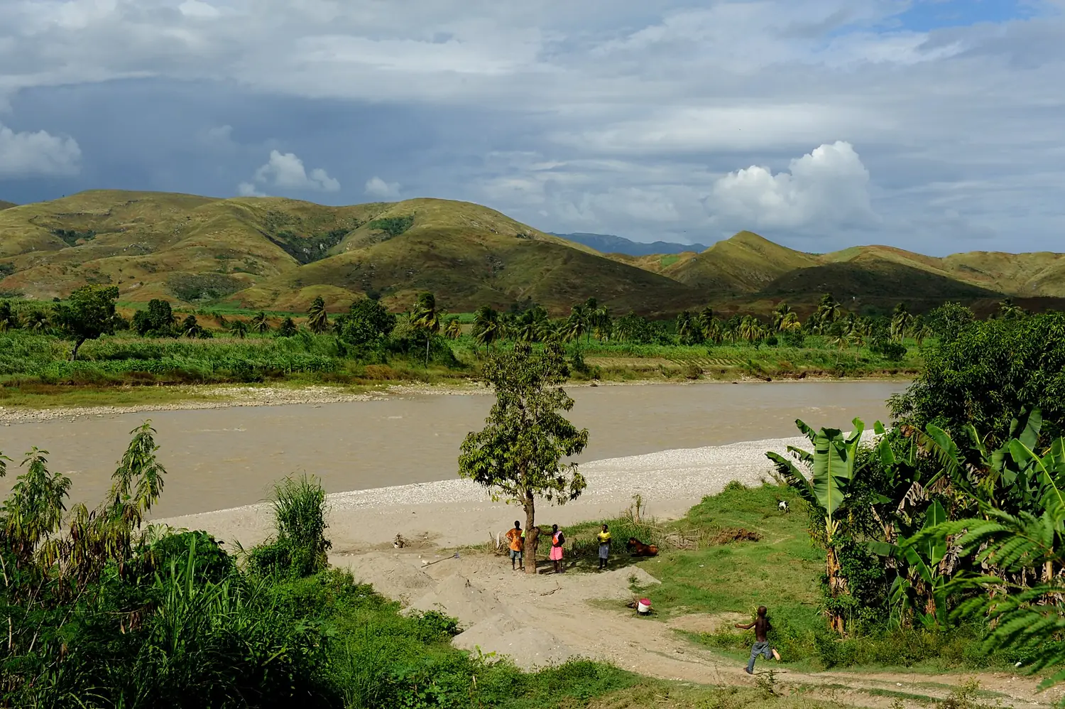 Artibonite River in Haiti (2010)