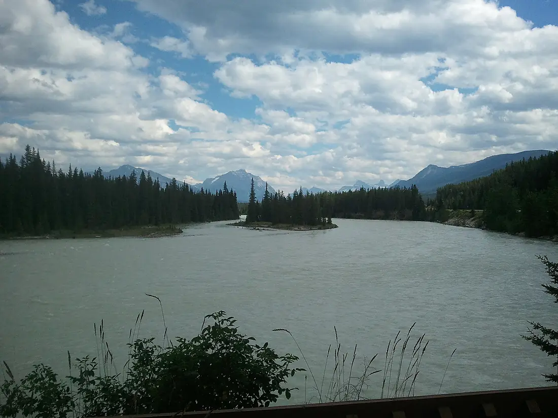 Athabasca River in Jasper