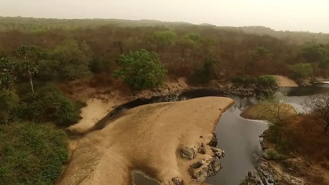Drone view at Benoue