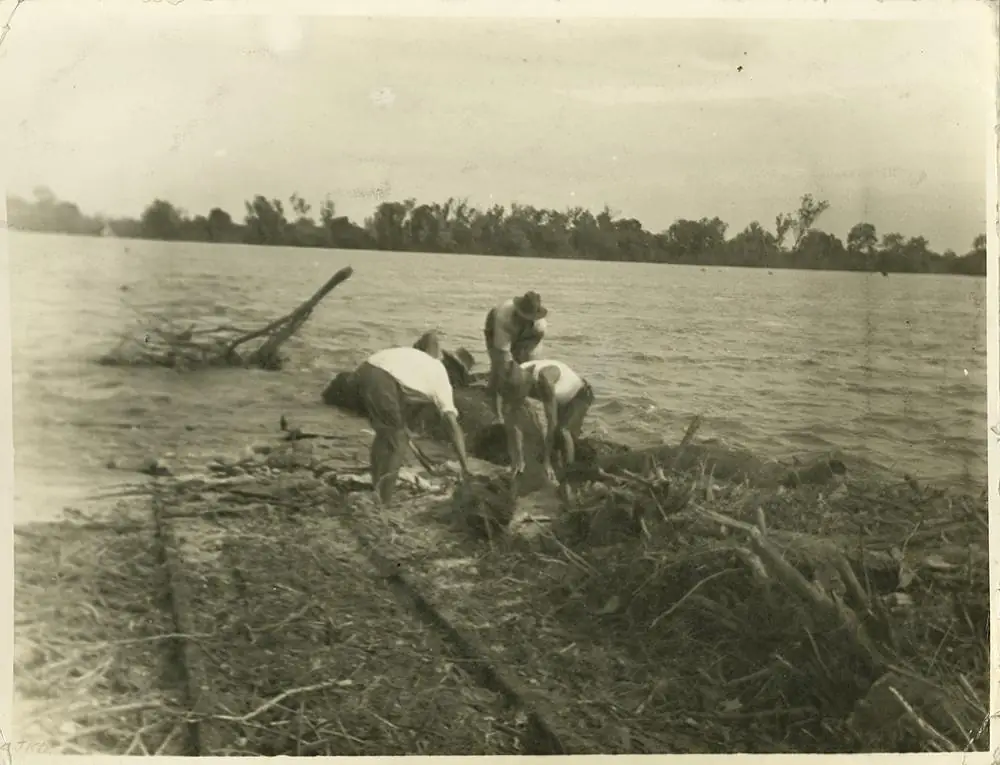 StateLibQld 1 242224 Burdekin River in flood in Ayr, north Queensland