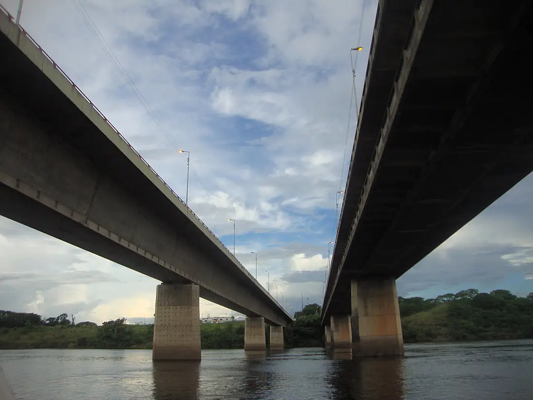 Primer y Segundo Puente sobre el Rio Caroní. Estado Bolivar