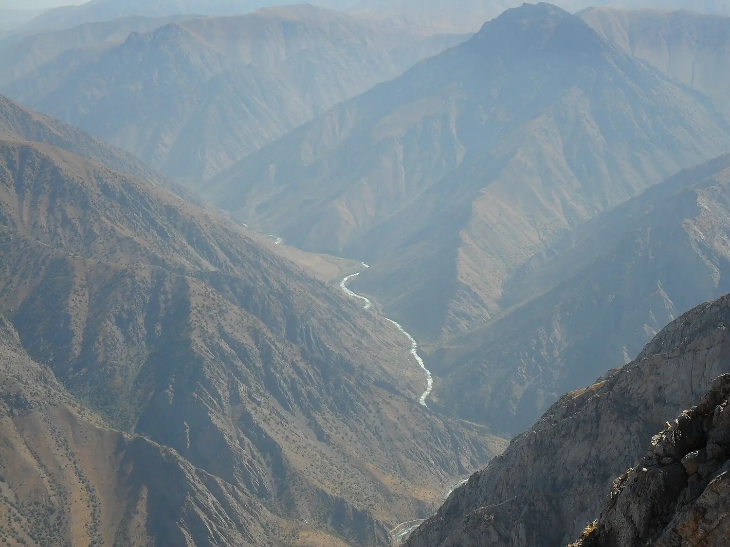 Chatkal River (from Aukashka peak)