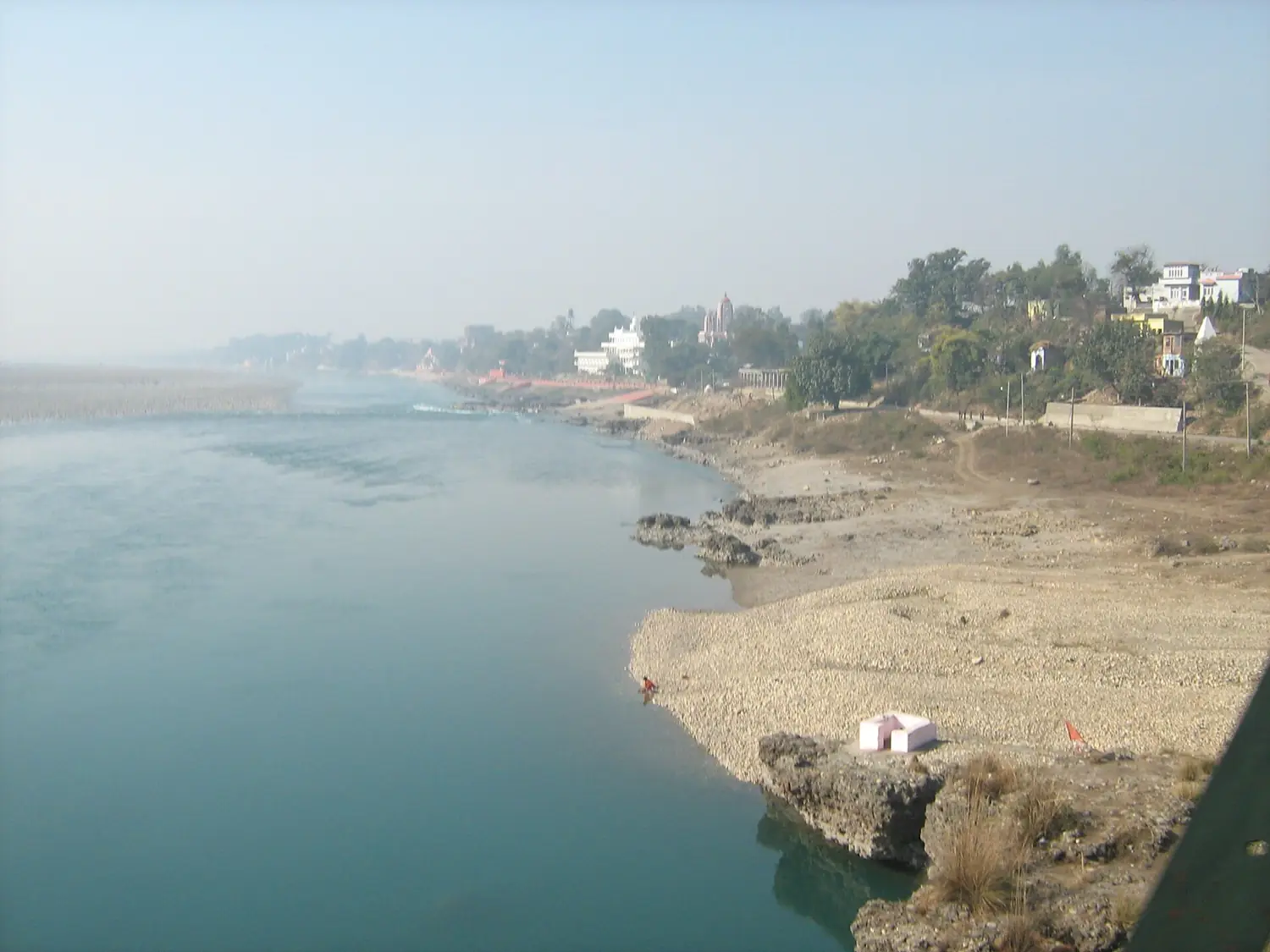 Chenab River in Akhanoor, India