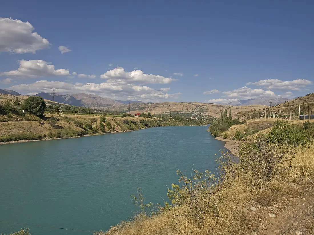 Chirchik River in Khodzhikent