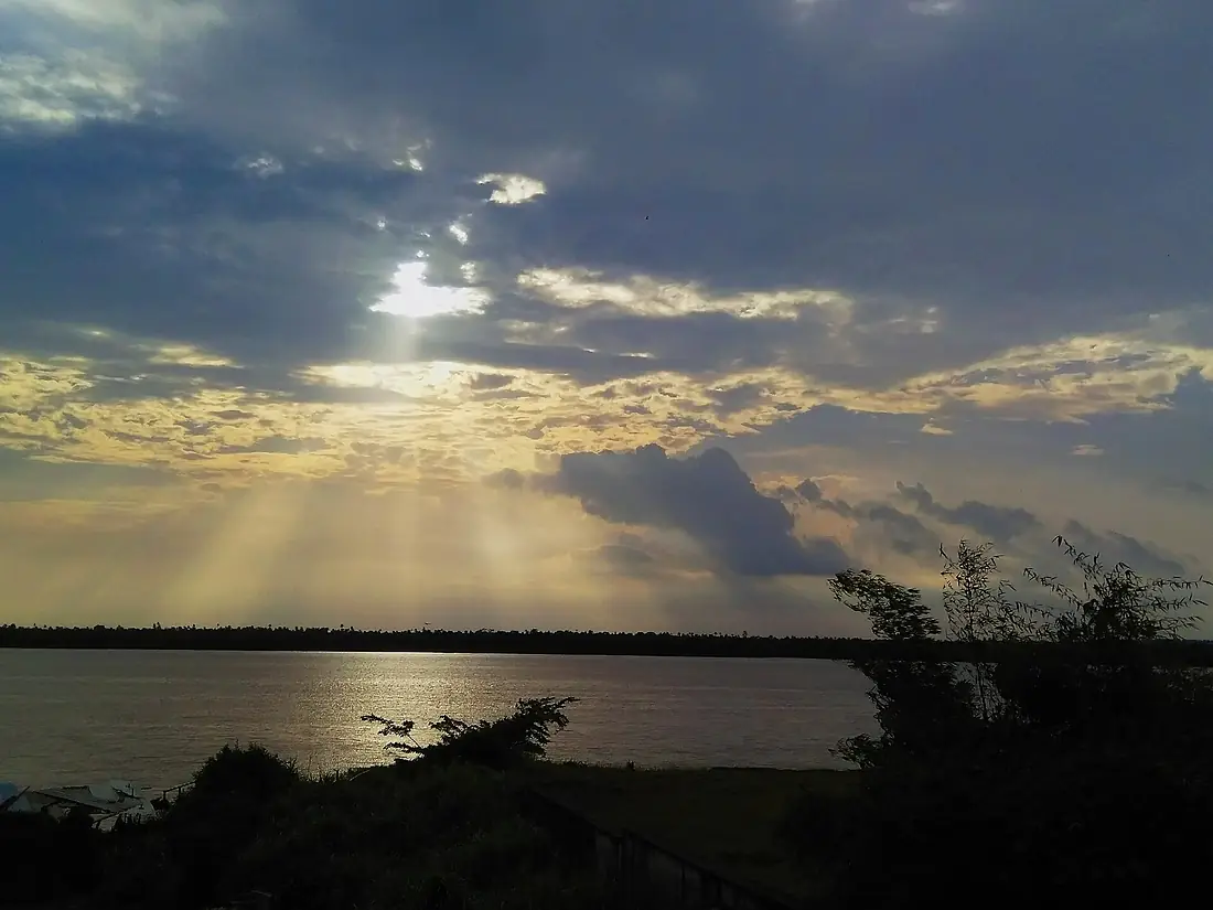 Sunset at Cross River