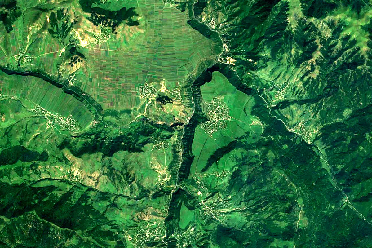 Debed: satellite view of the source