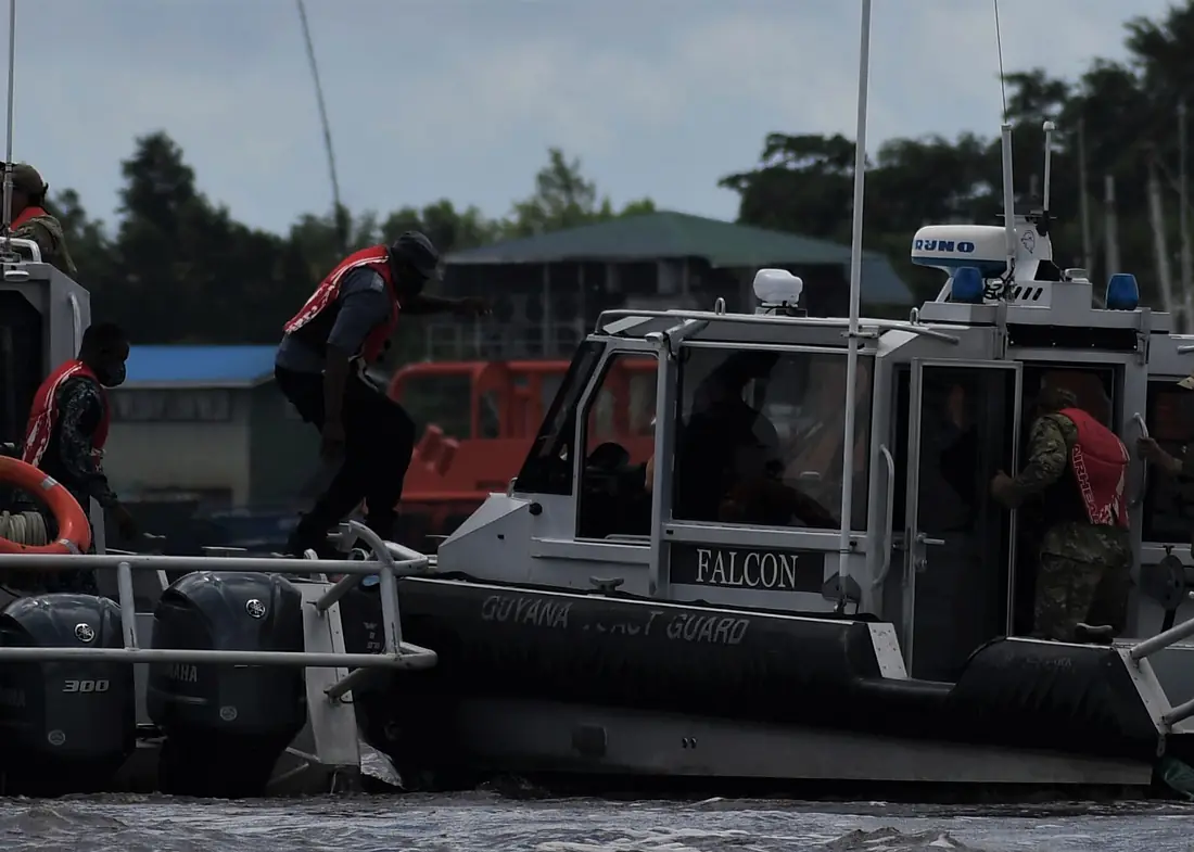 GDFS Falcon, on the Demerara River, during Tradewinds 2021 - 210619-N-DA827-008