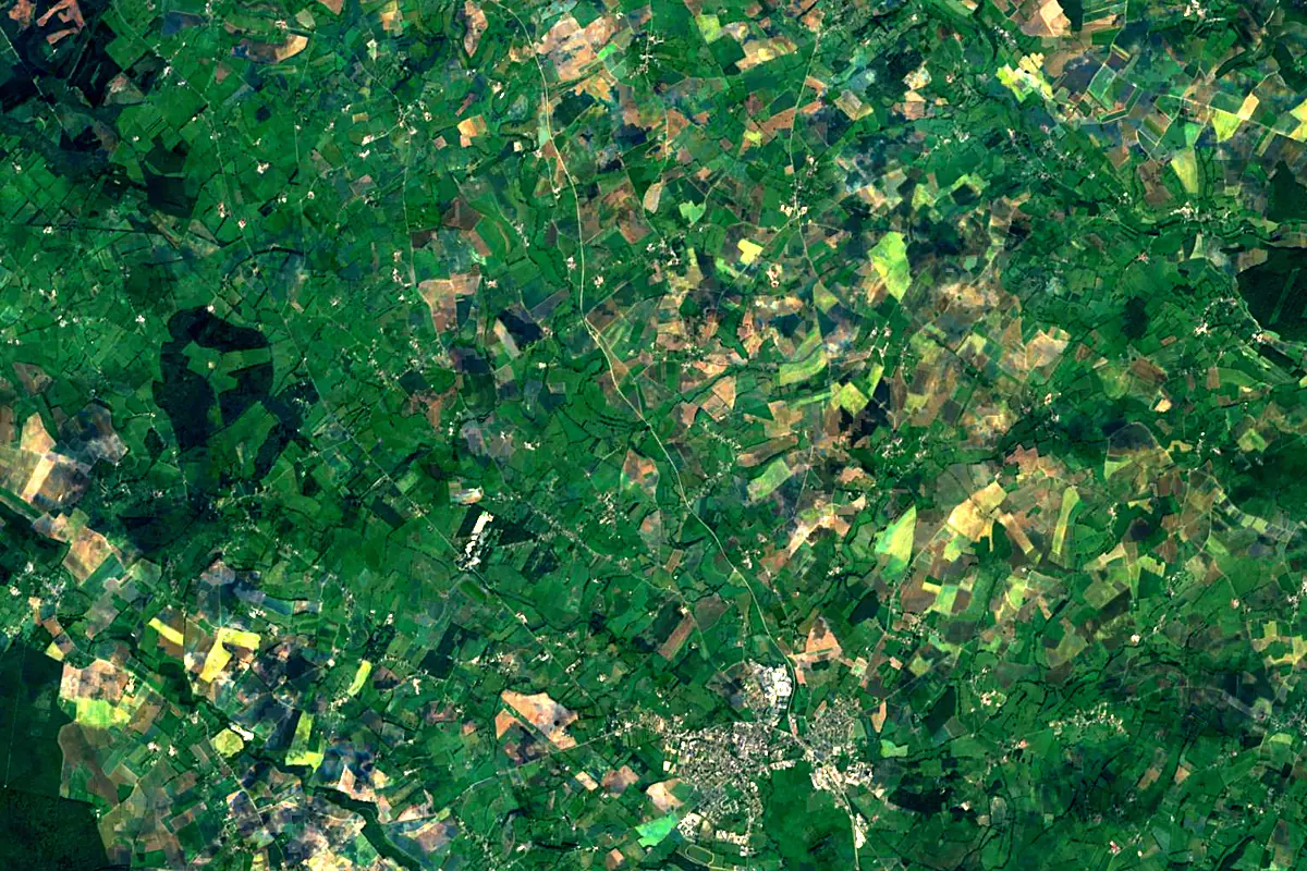 Epte: satellite view of the source
