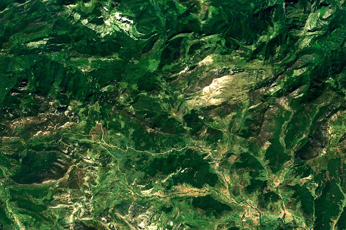Esla: satellite view of the source