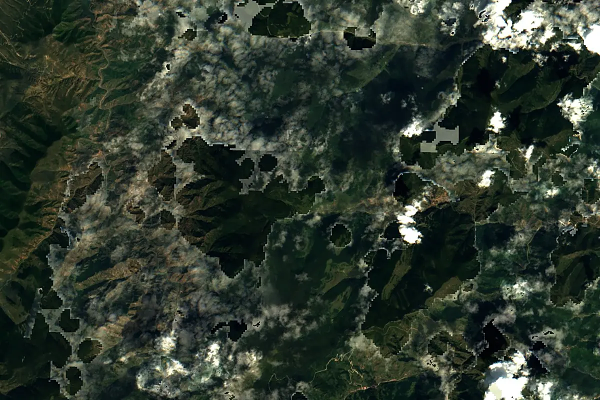Fen River: satellite view of the source