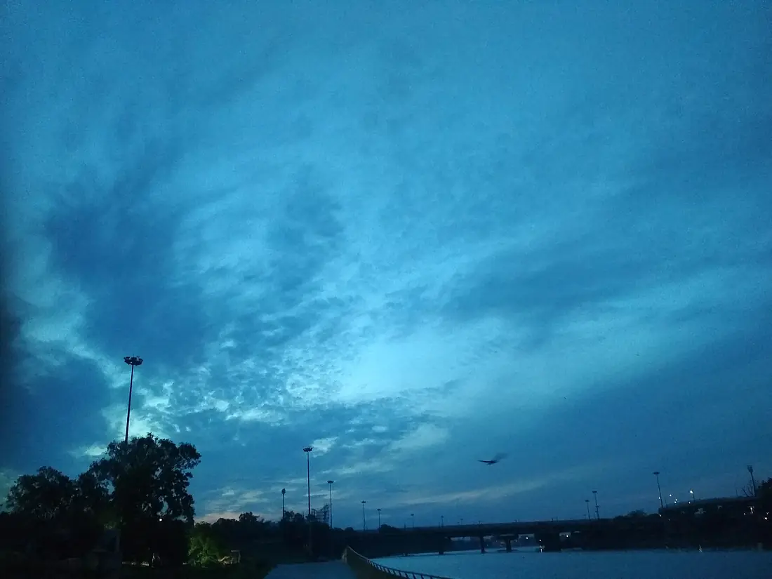 A view of a gomti river