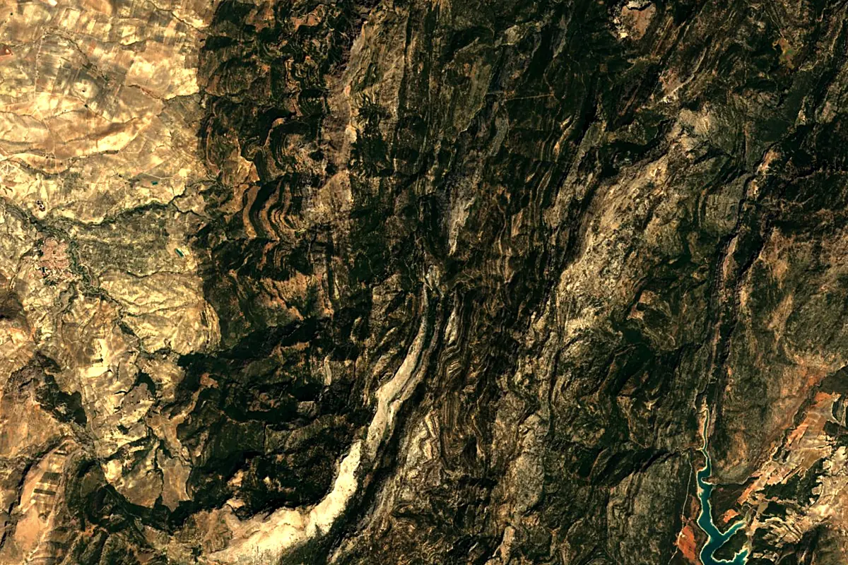 Guadalquivir: satellite view of the source