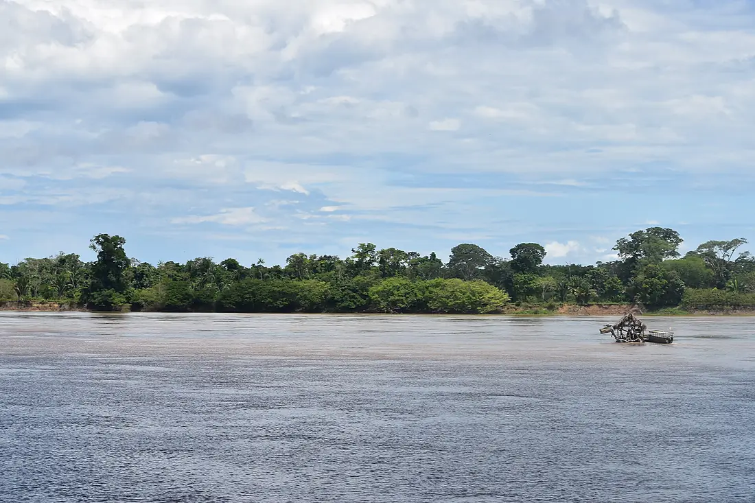 Unión de los ríos Inírida y Guaviare