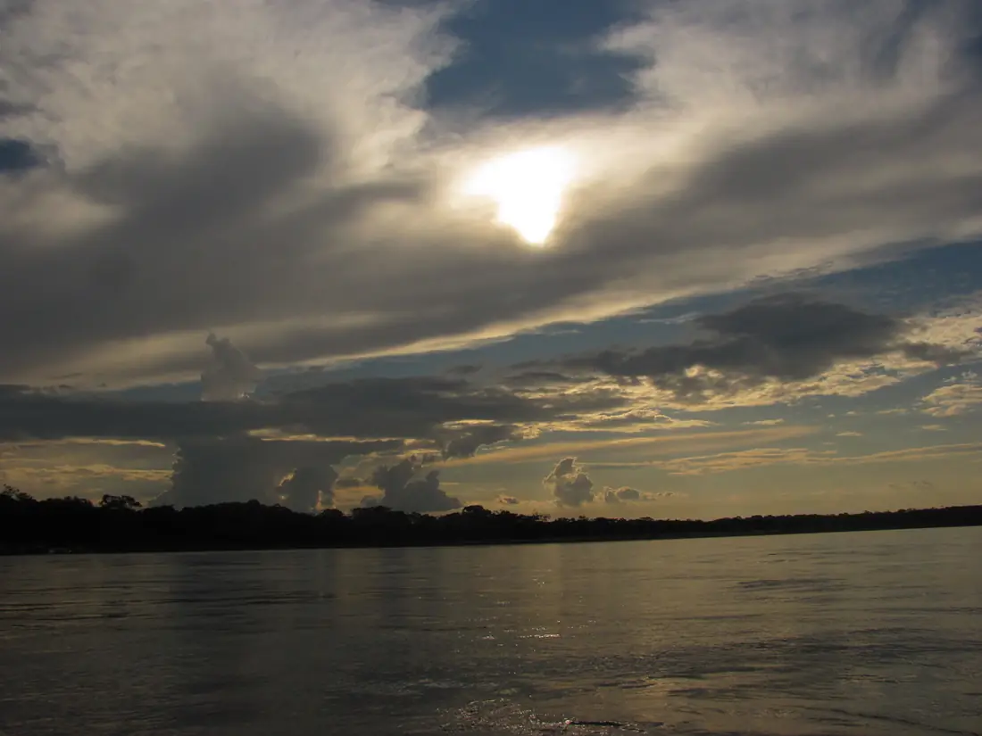 Atardecer del Rio Guaviare