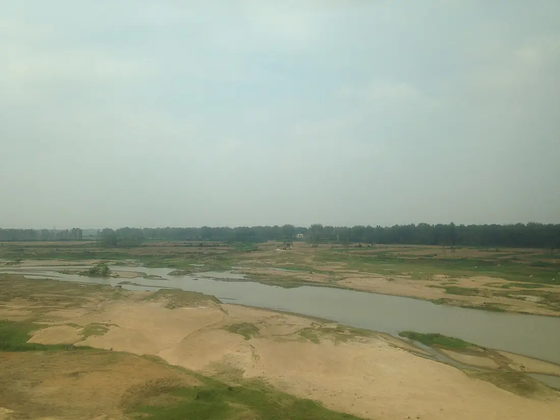 Huaihe River in Pingqiao, Xinyang