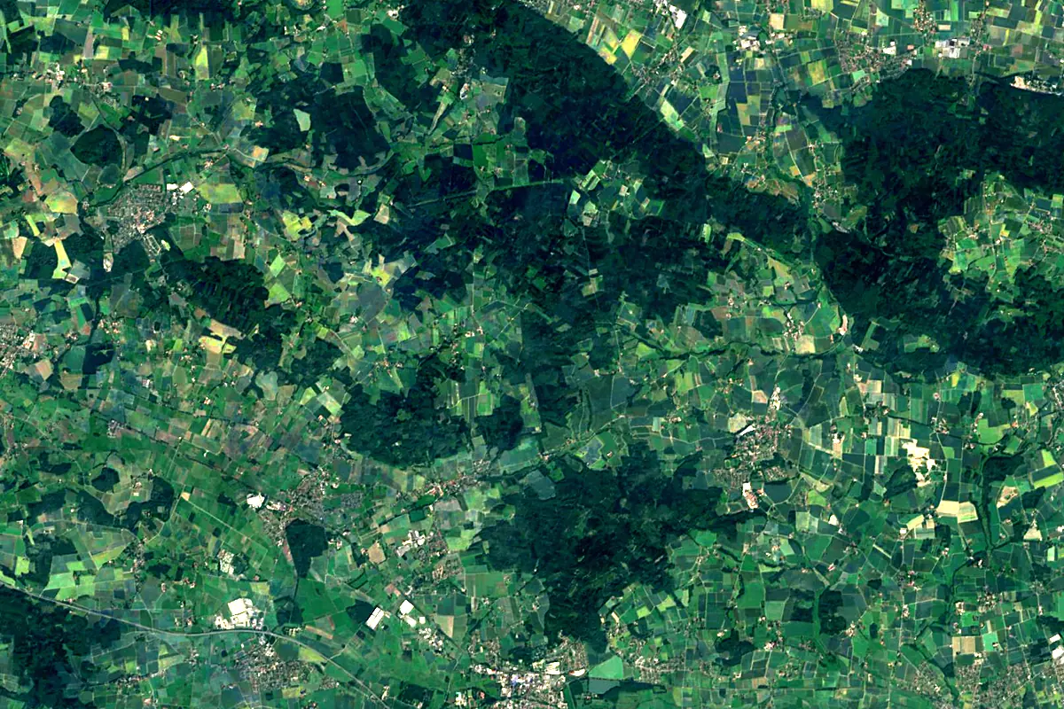 Hunte: satellite view of the source