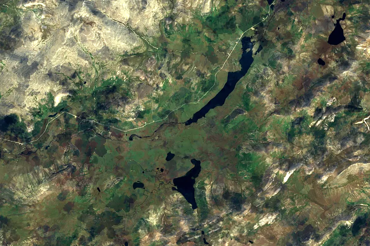 Irkut: satellite view of the source