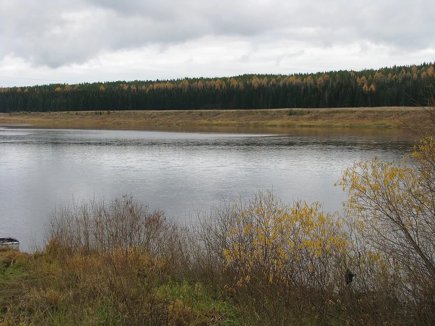 Izhma River near Ust-Ukhta Village