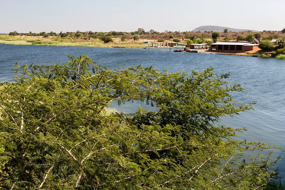 Kafue river as seen from Kafue bridge