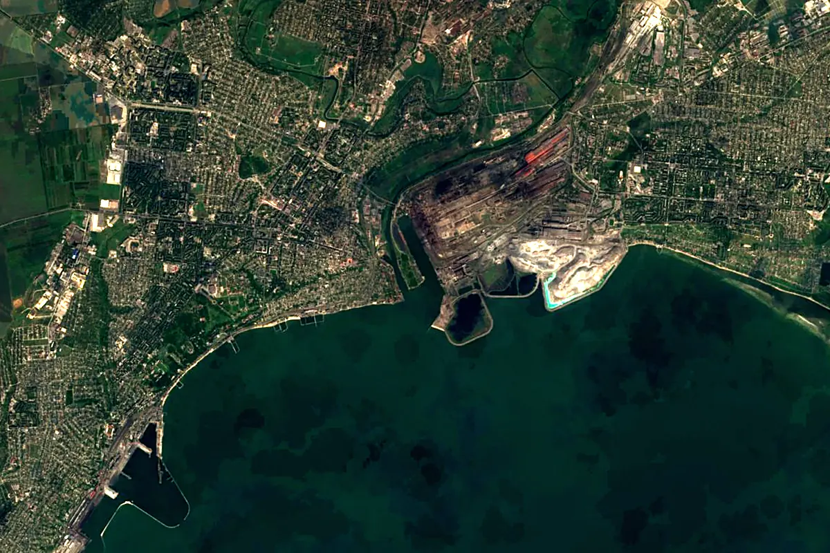 Kalchyk: satellite view of the mouth