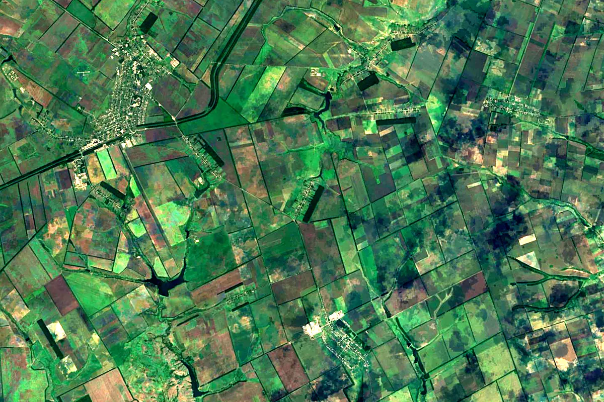 Kalchyk: satellite view of the source