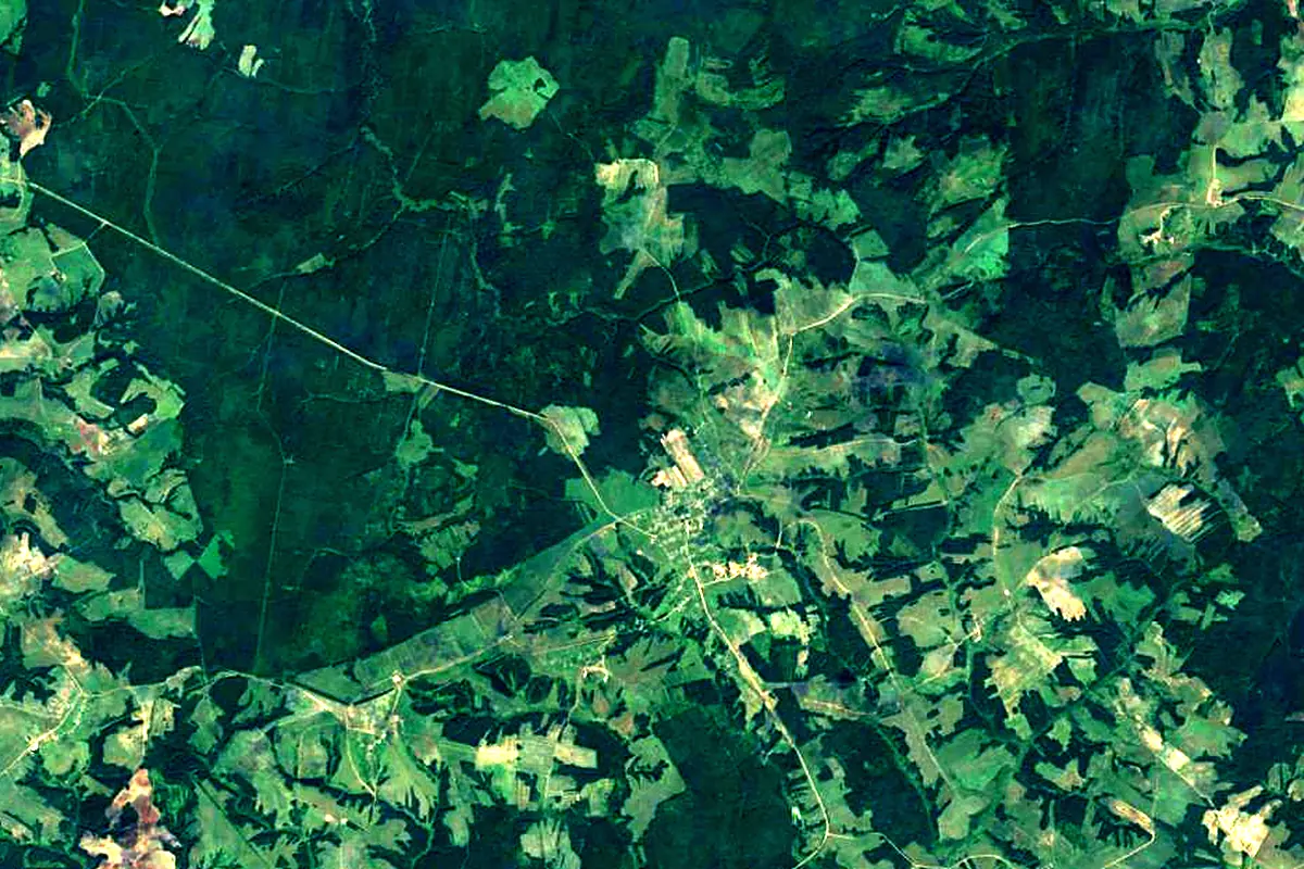 Kama: satellite view of the source