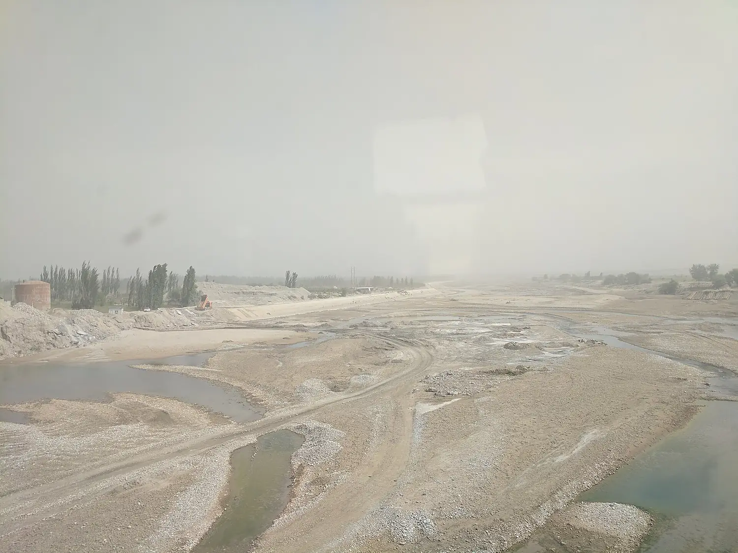 Karakash river during dry season