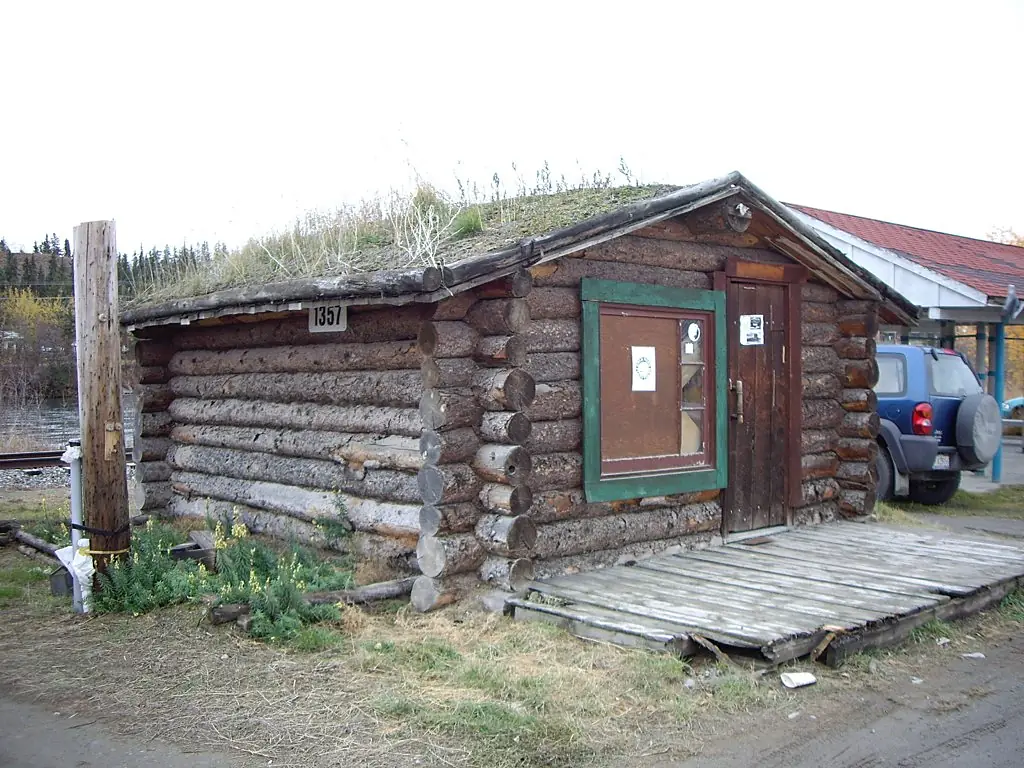 Log cabin on the Klondike River