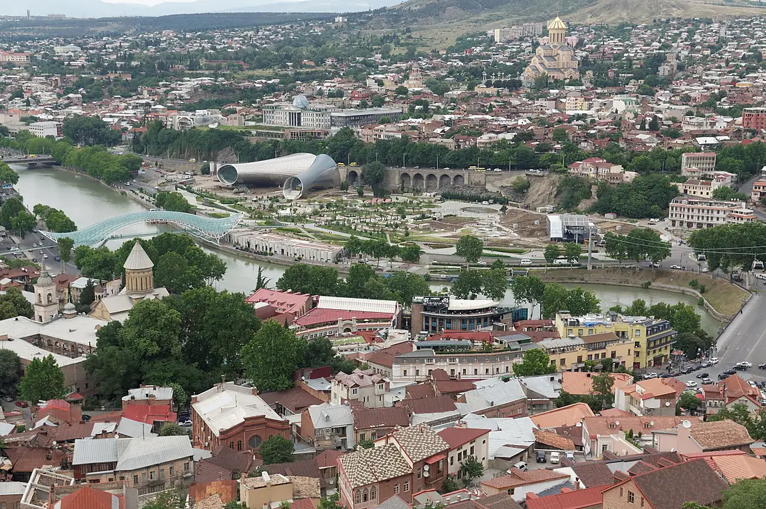 Tbilisi, Old Tbilisi, Kura River 2, Georgia