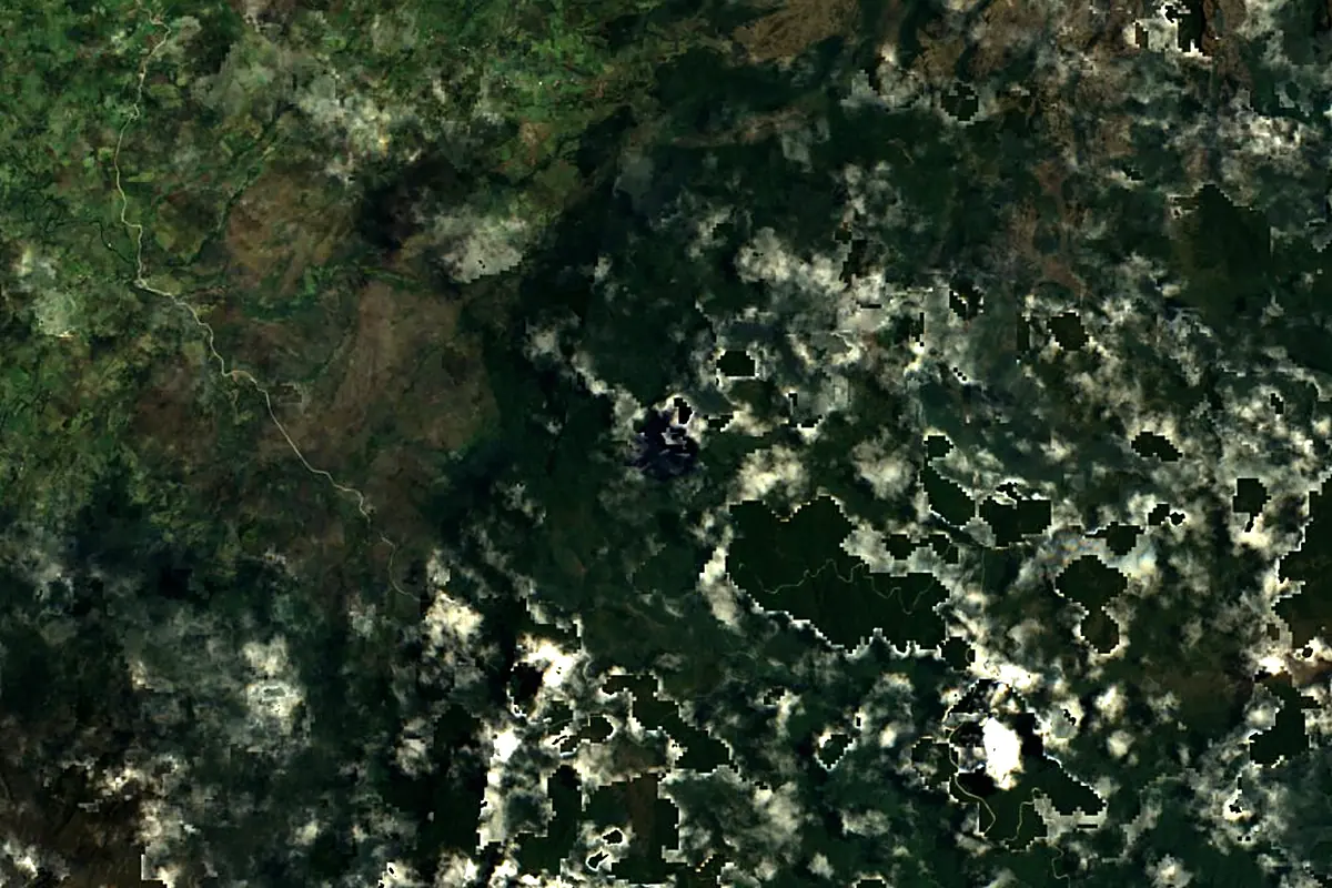Magdalena River: satellite view of the source