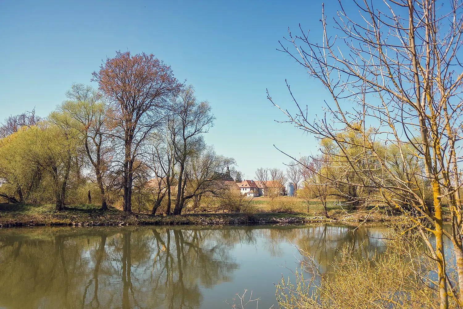 Blick über den Main nach Mariaburghausen