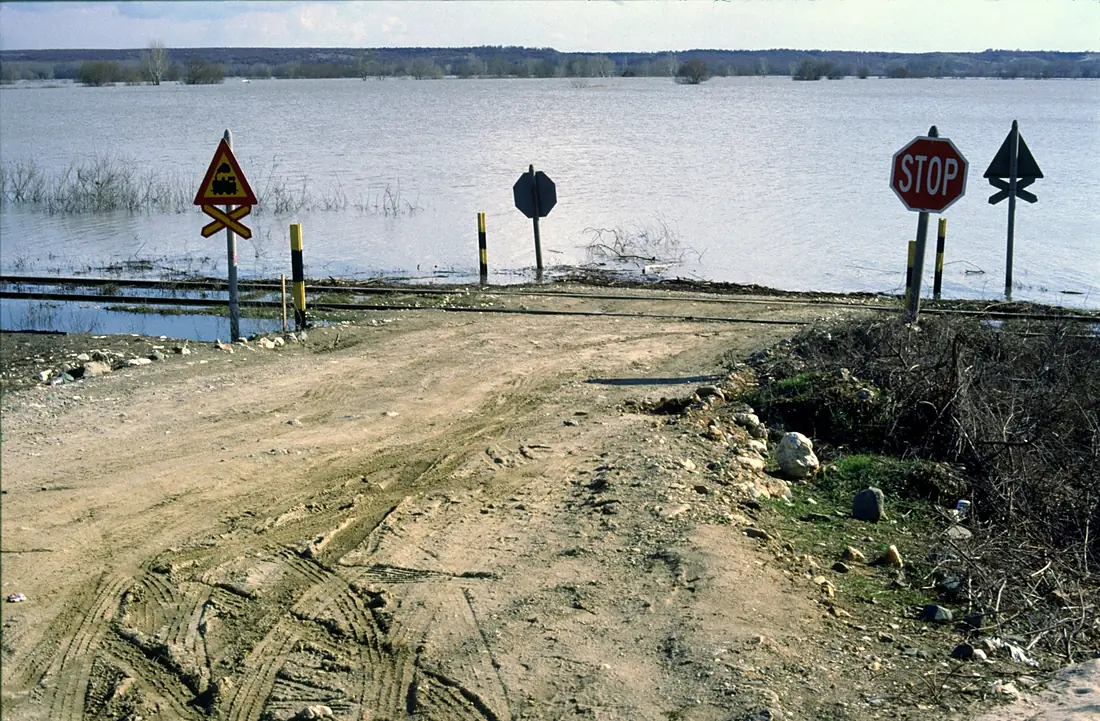 20050300 Evros river floods before Lavara Evros Greece