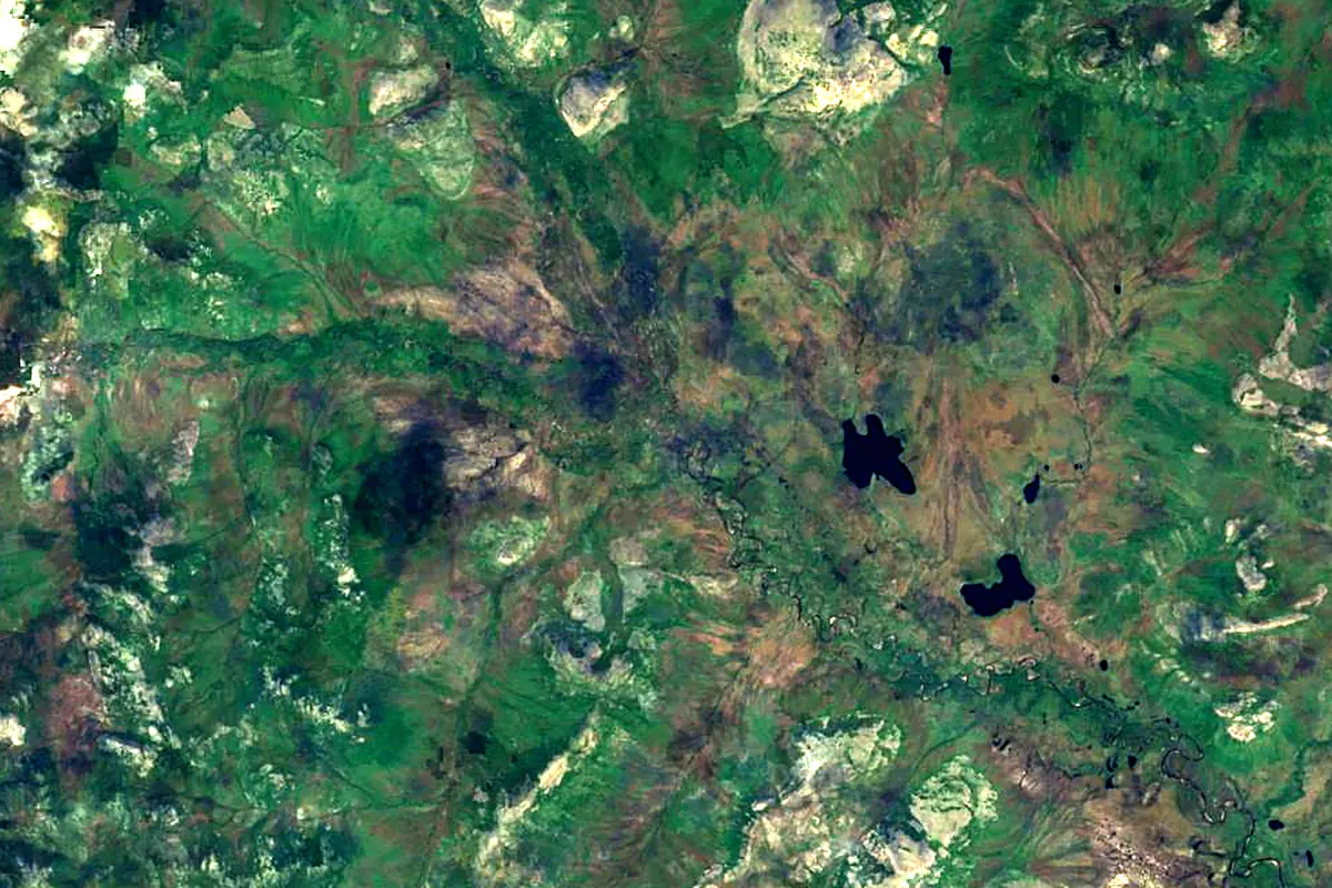 Maya: satellite view of the source
