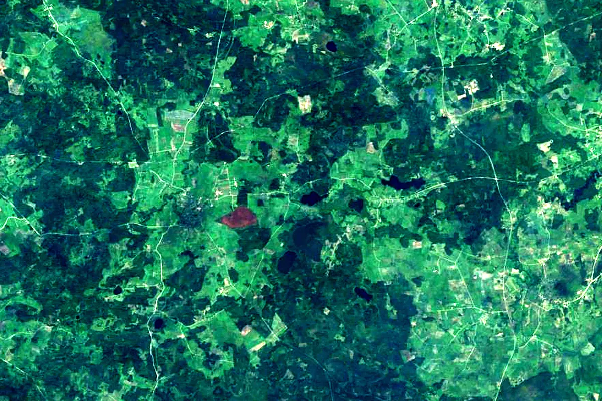 Minija: satellite view of the source