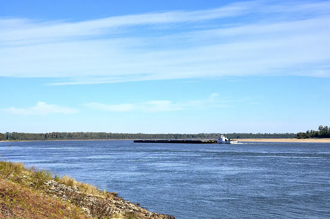Mississippi River from Eunice, Arkansas