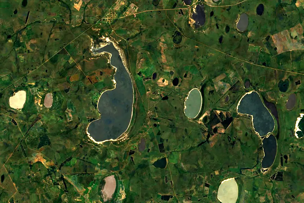 Mzimene River: satellite view of the source