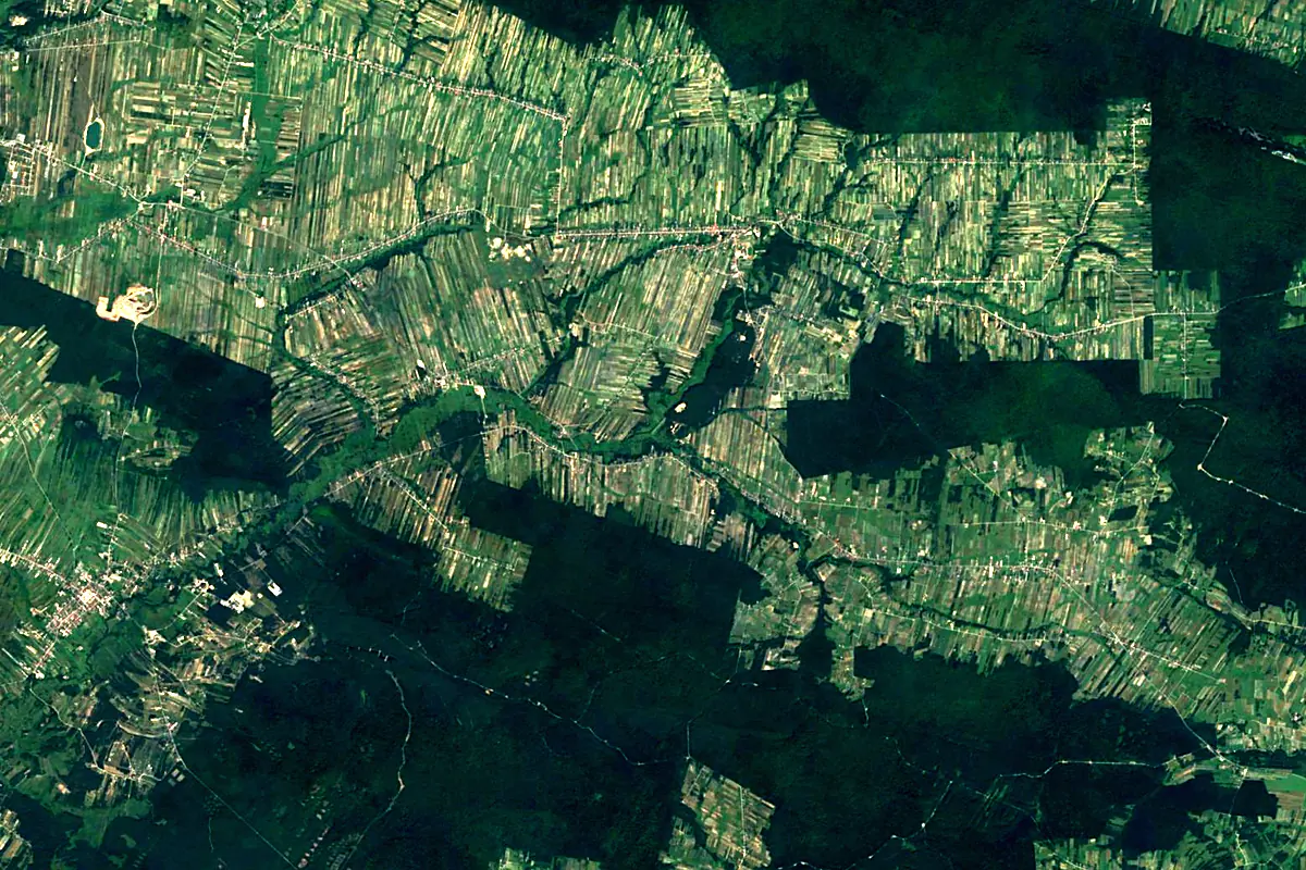 Nida: satellite view of the source