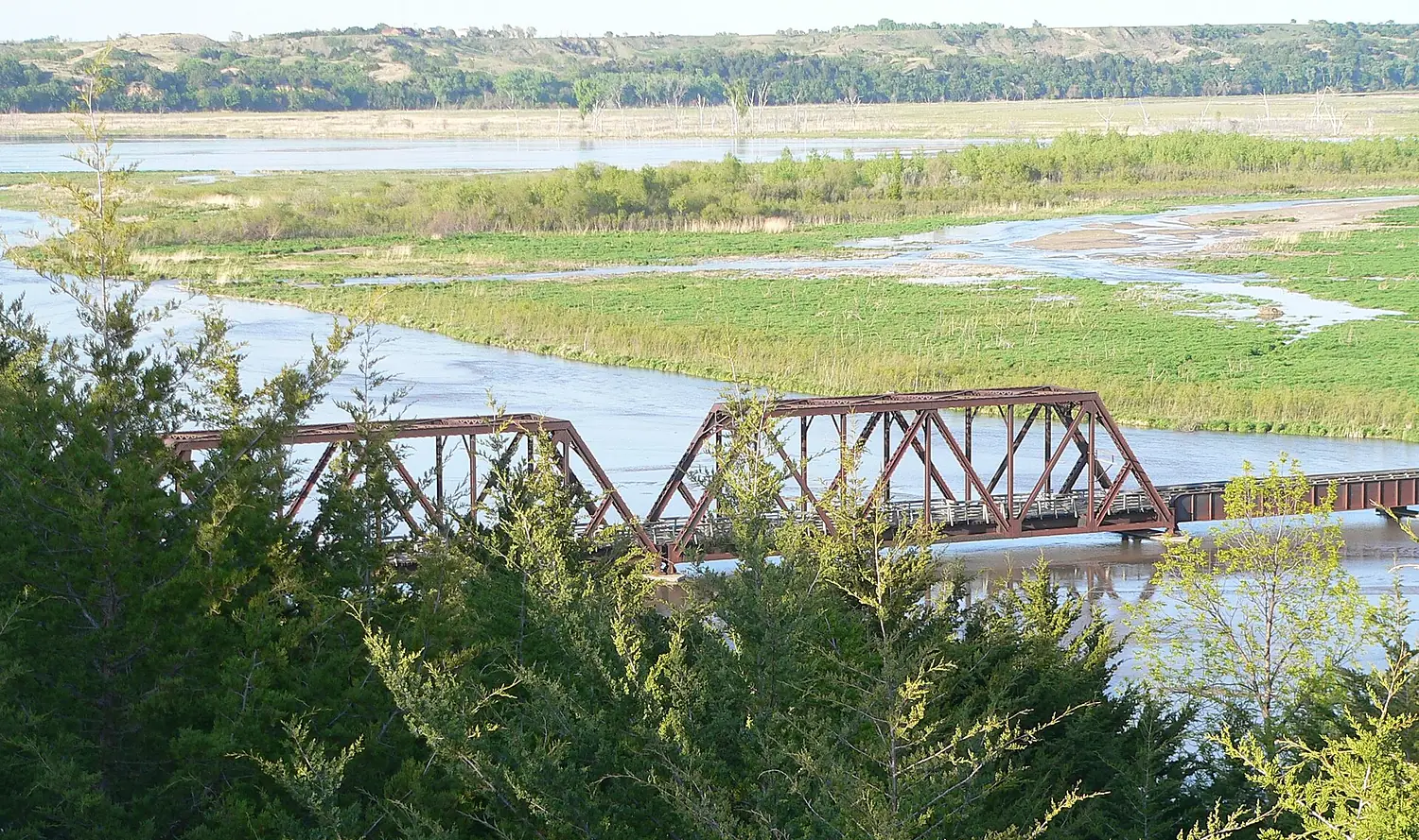 Niobrara State Park bridge W end