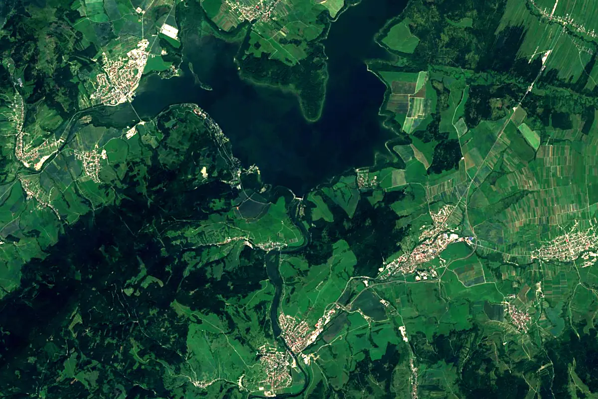 Orava: satellite view of the source