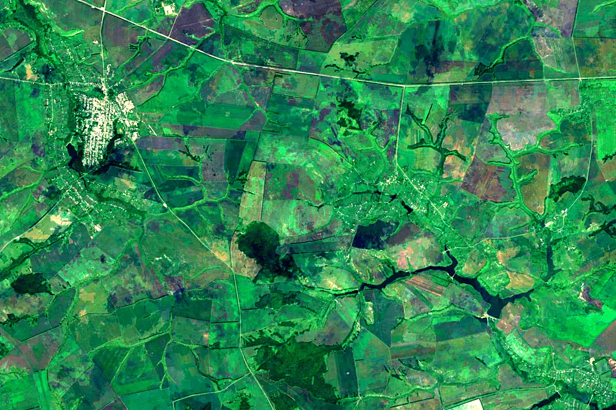 Oskil: satellite view of the source