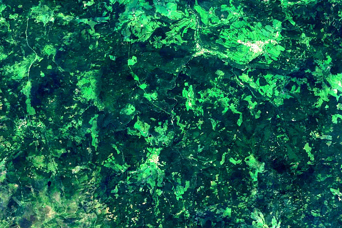 Otava: satellite view of the source