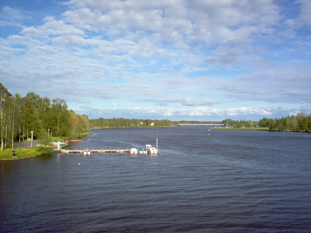 Oulujoki river at Laanila, Oulu