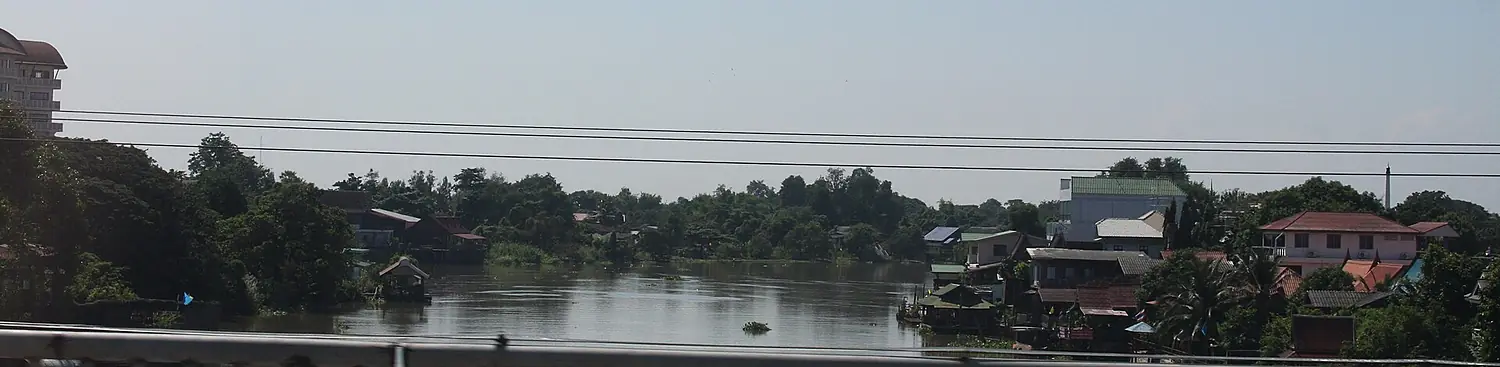 Pa Sak River bridge in Ayuttaya