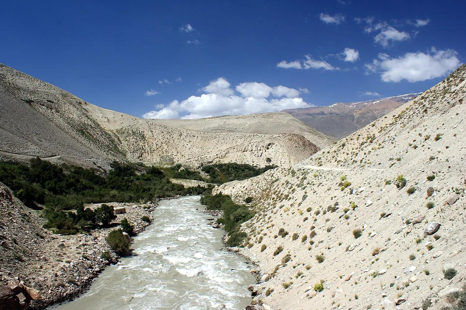 Pamir River before Wakhan Confluence