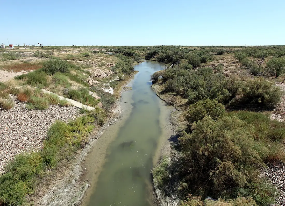 Grandfalls Texas Pecos River 2010